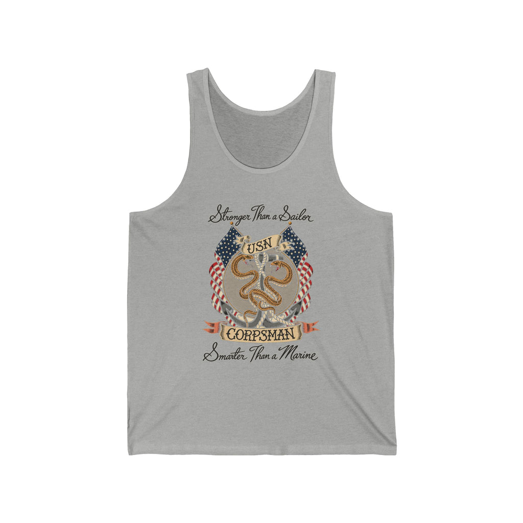 Corpsman Pride Crest - Athletic Tank