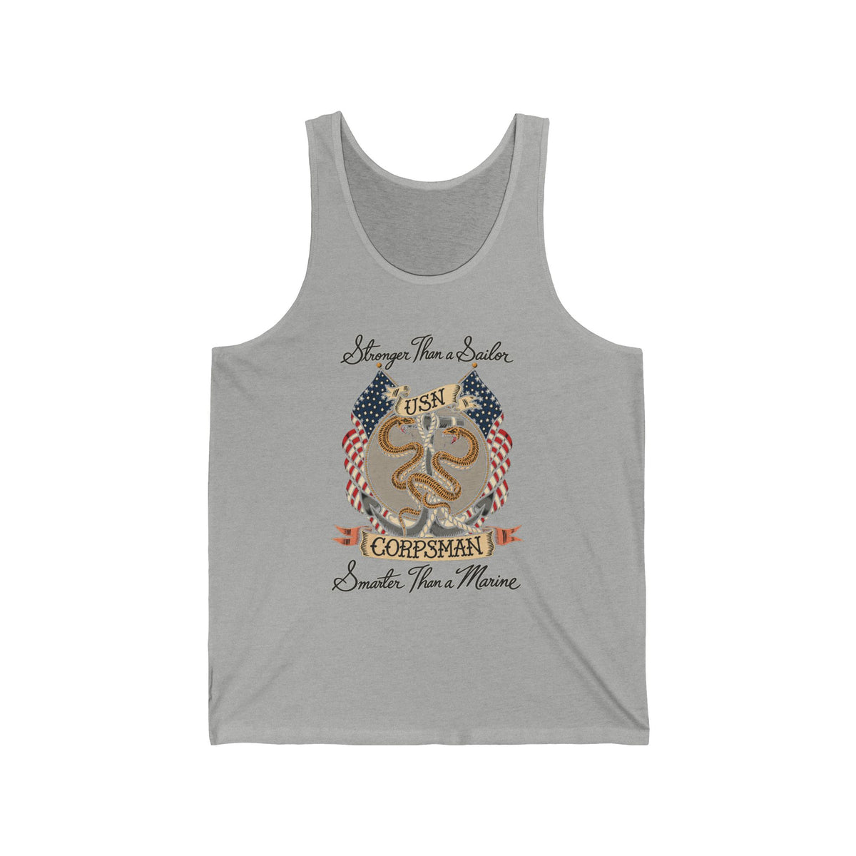 Corpsman Pride Crest - Athletic Tank