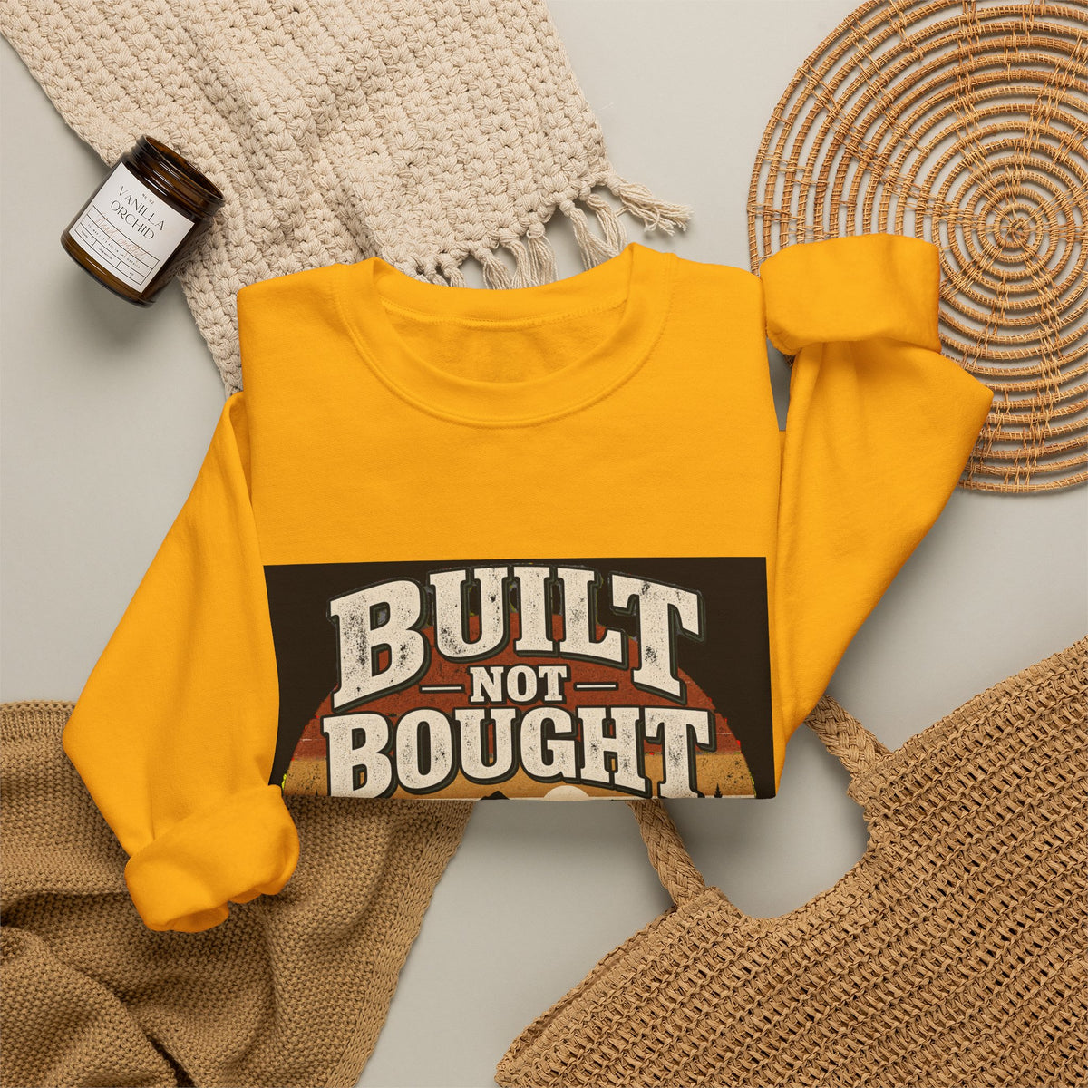 Built Not Bought - Crewneck Sweatshirt
