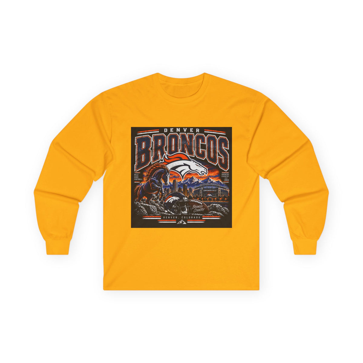 Denver Broncos Mile High Pride - Unisex Ultra Cotton Long Sleeve Tee