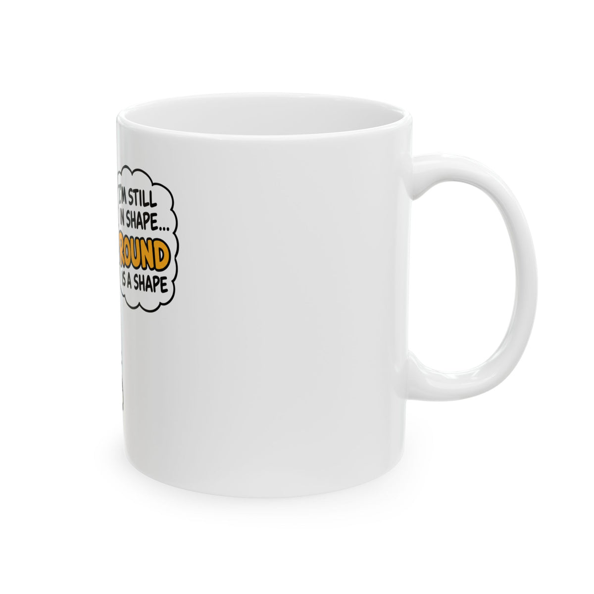 Round Shape Garfield - Ceramic Mug 11oz and 15oz