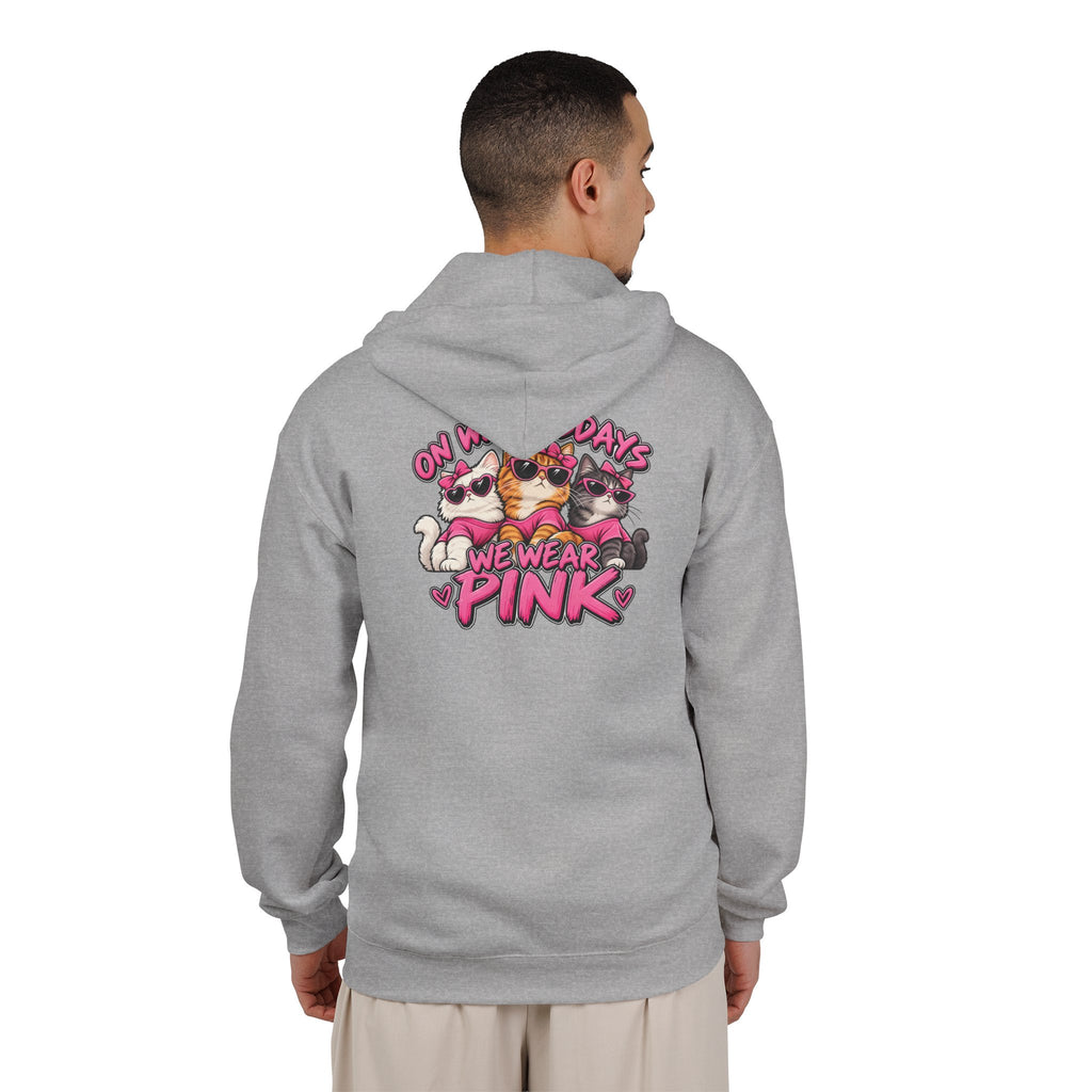 On Wednesdays We Wear Pink - Full-Zip Hooded Sweatshirt
