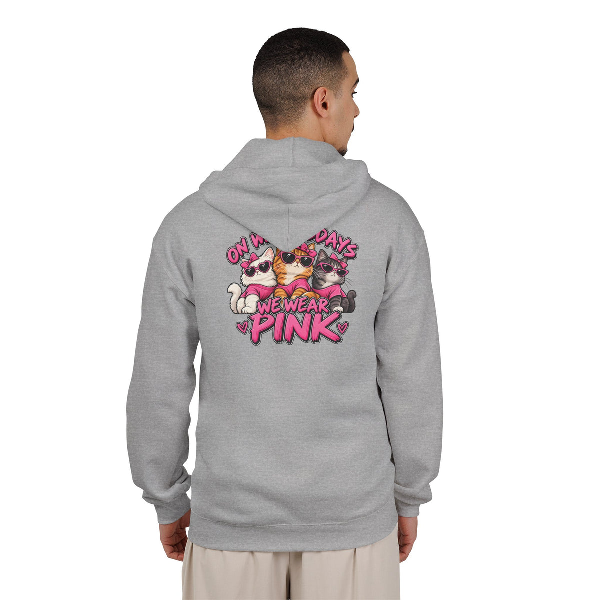 On Wednesdays We Wear Pink - Full-Zip Hooded Sweatshirt