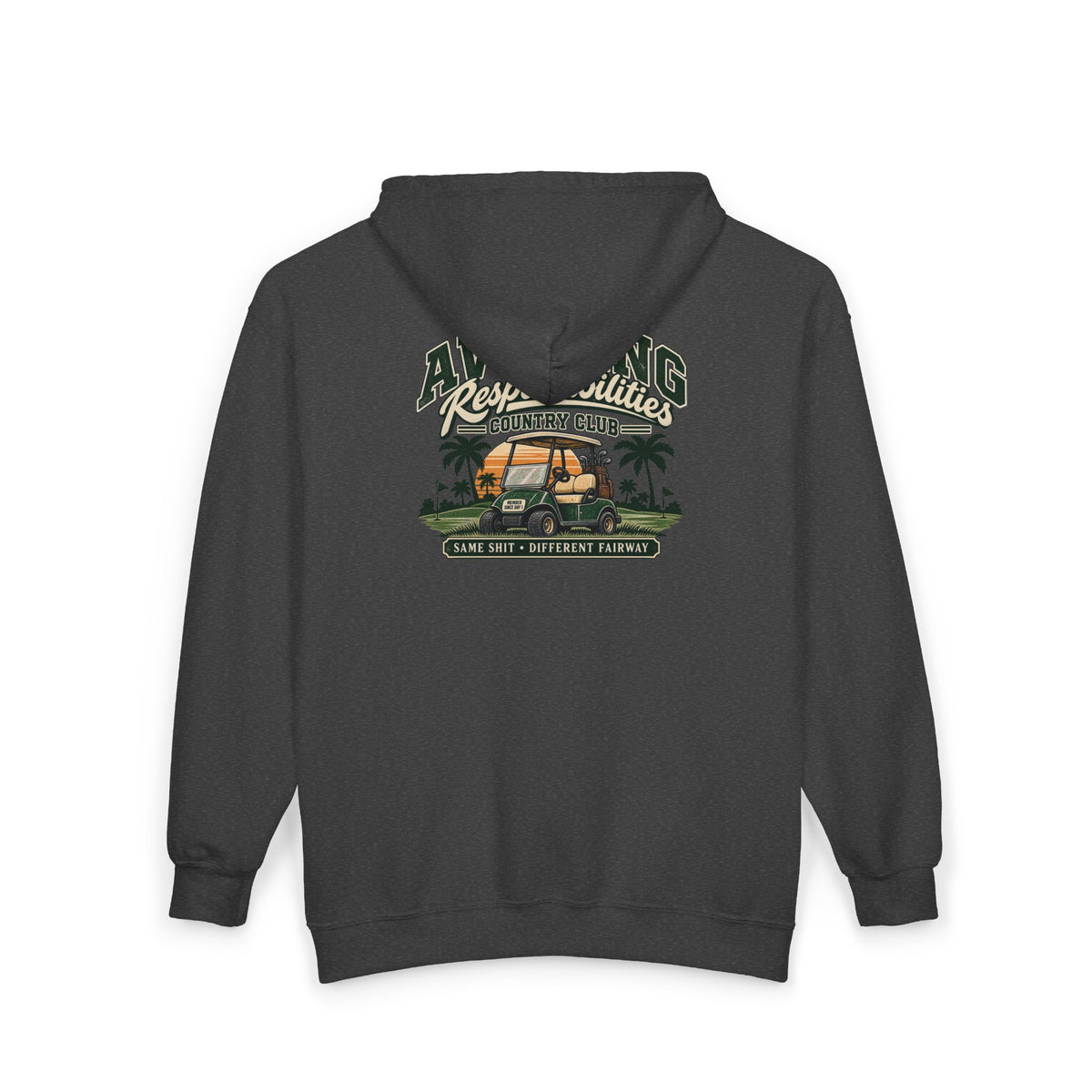 Avoiding Responsibility Country Club - Full-Zip Hooded Sweatshirt