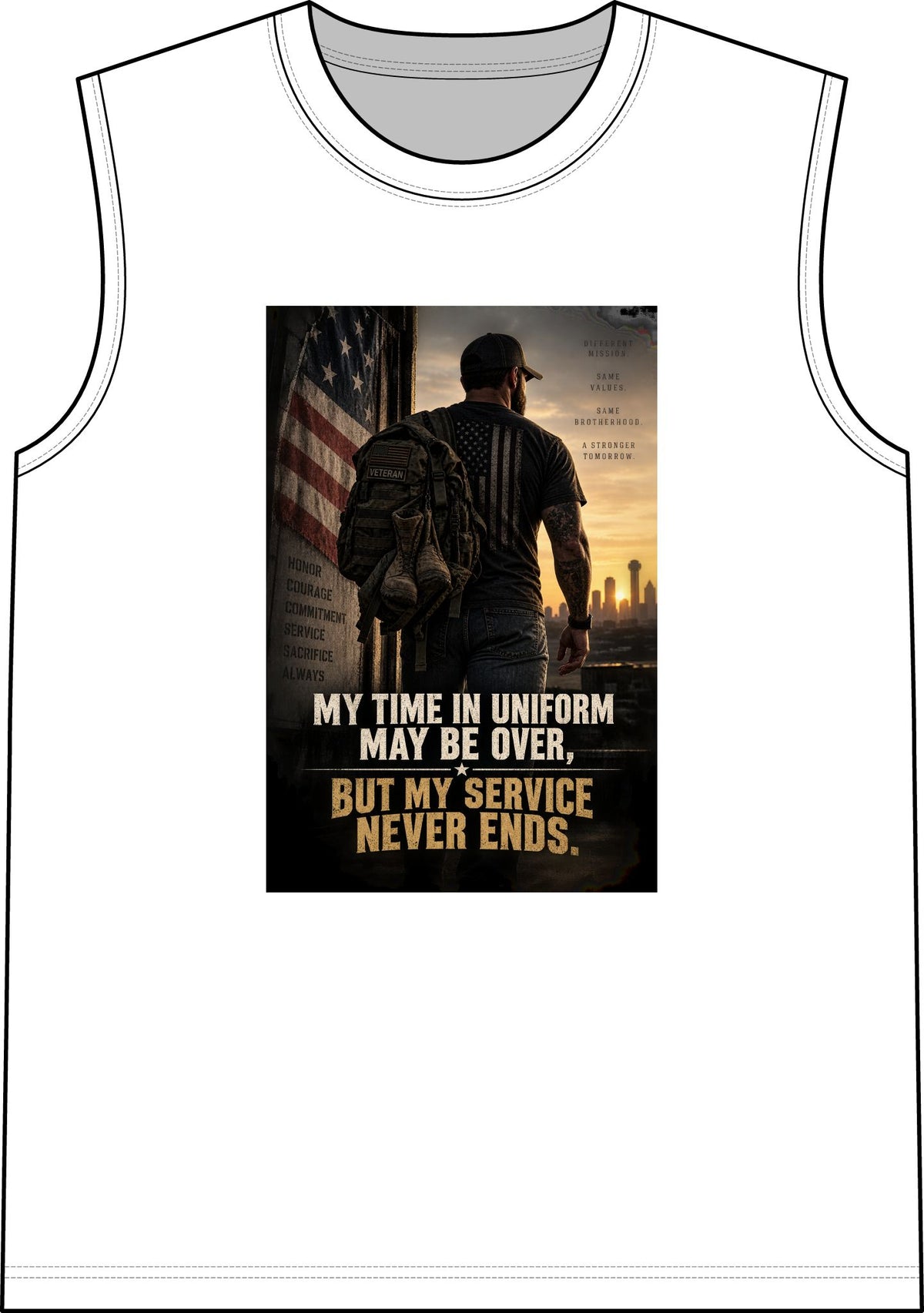 Service Never Ends - Classic Tank
