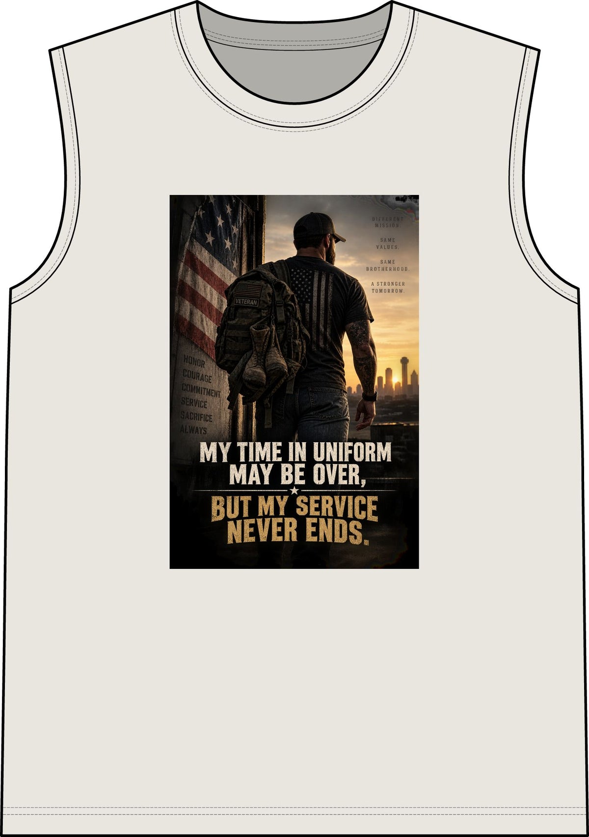 Service Never Ends - Classic Tank