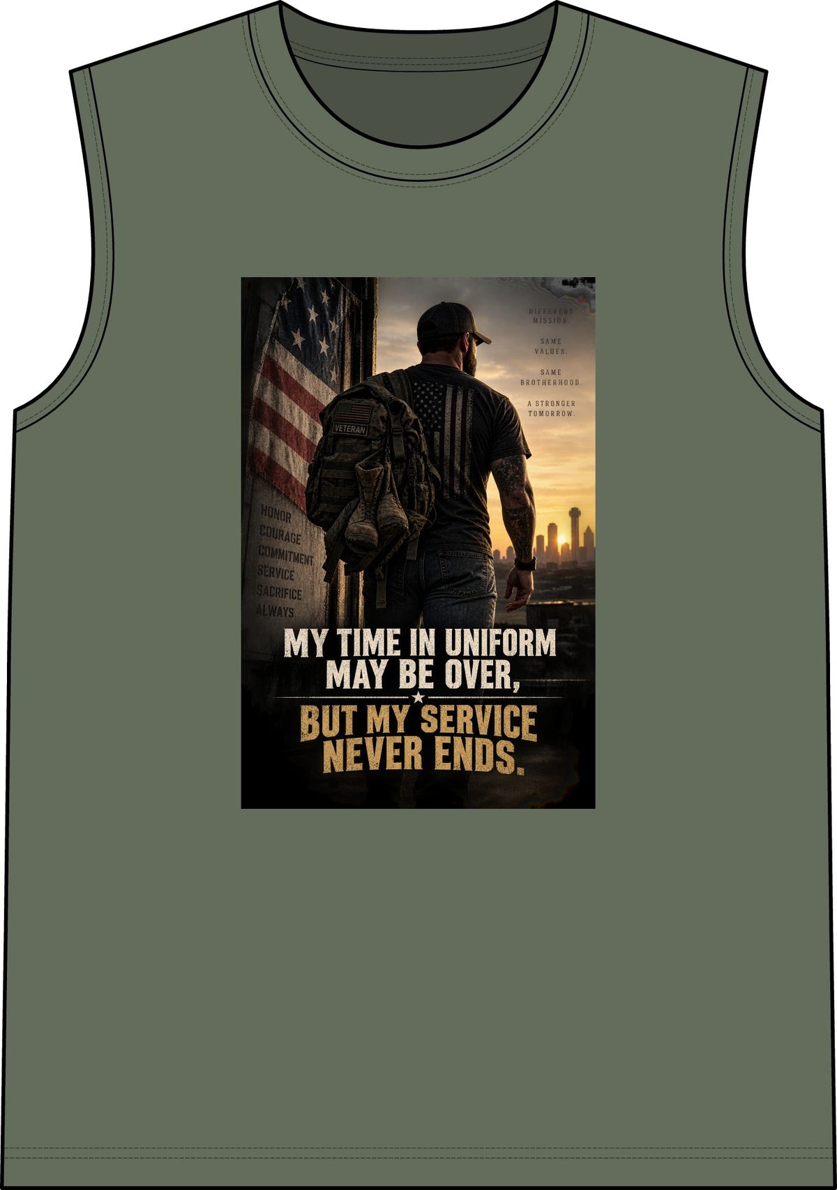 Service Never Ends - Classic Tank