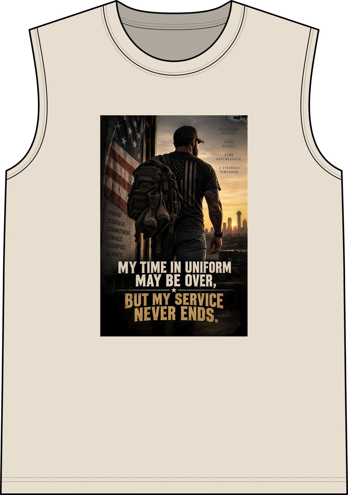 Service Never Ends - Classic Tank