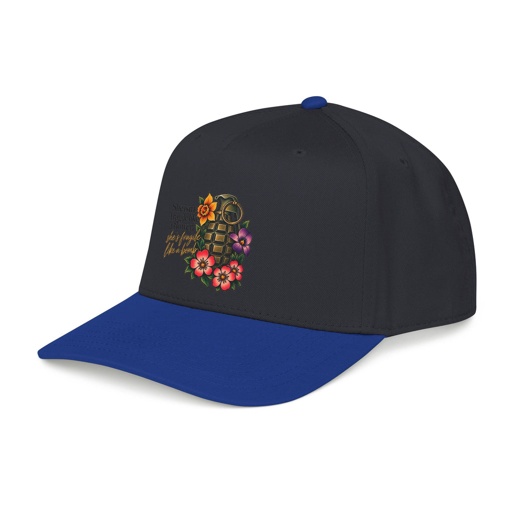 Fragile Like a Bomb - Floral Grenade - OTTO Baseball Hat