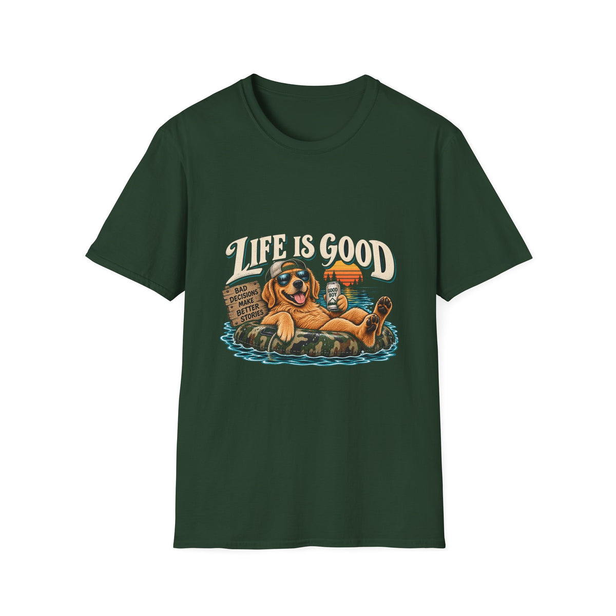 Life is Good Floatin' - Classic Tee