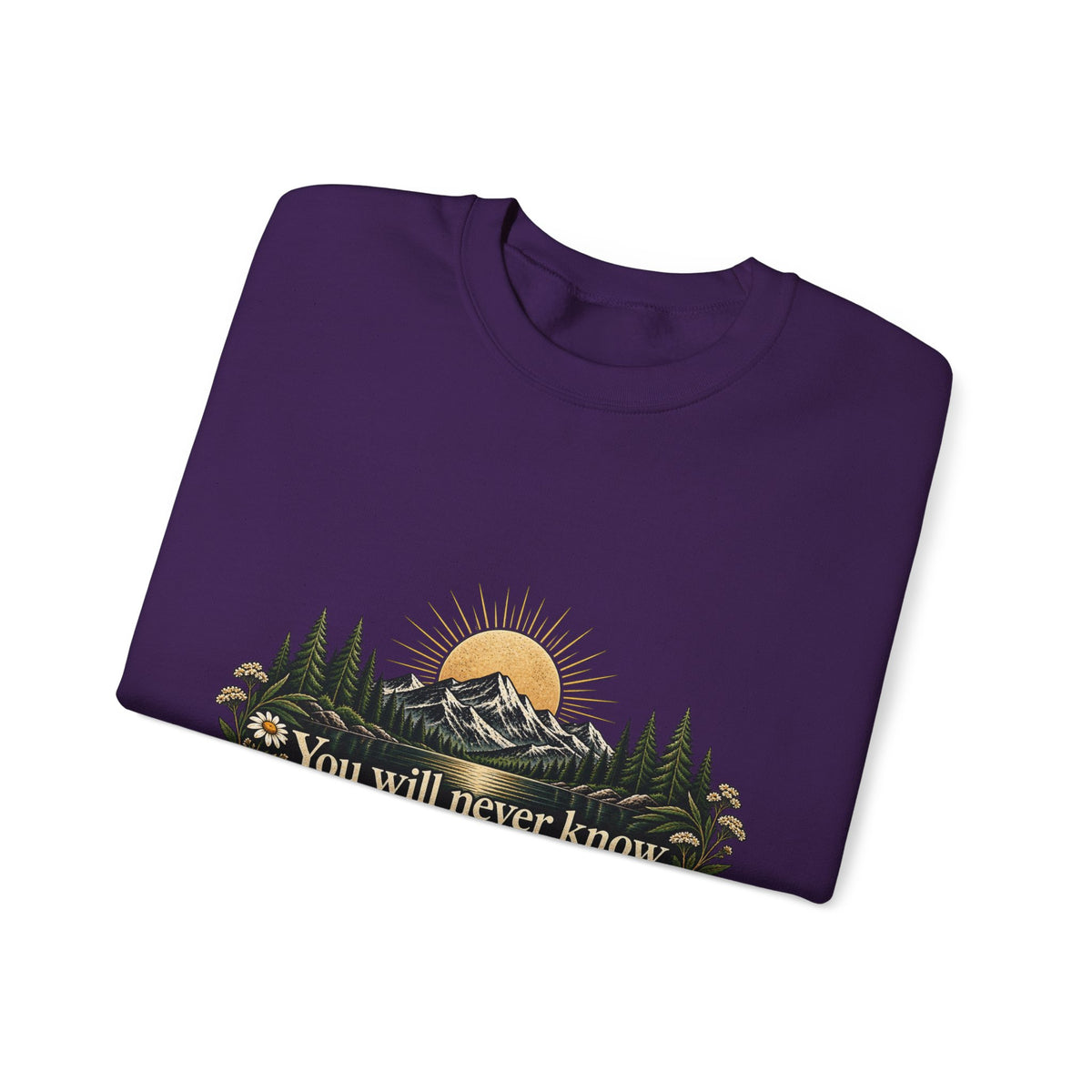 You Will Never Know The Violence It Took To Become This Peaceful - Crewneck Sweatshirt