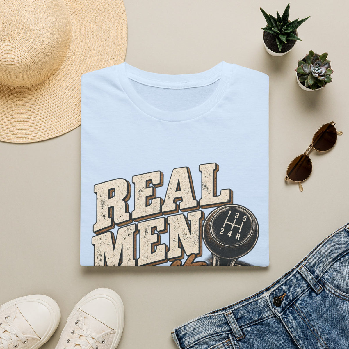 Real Men Shift - Classic Tee