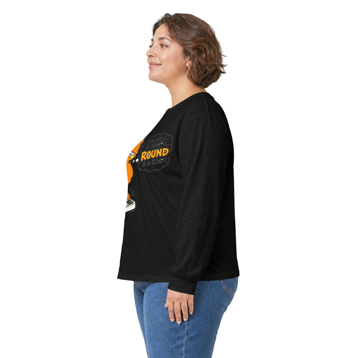 Round Shape Garfield - Unisex Ultra Cotton Long Sleeve Tee