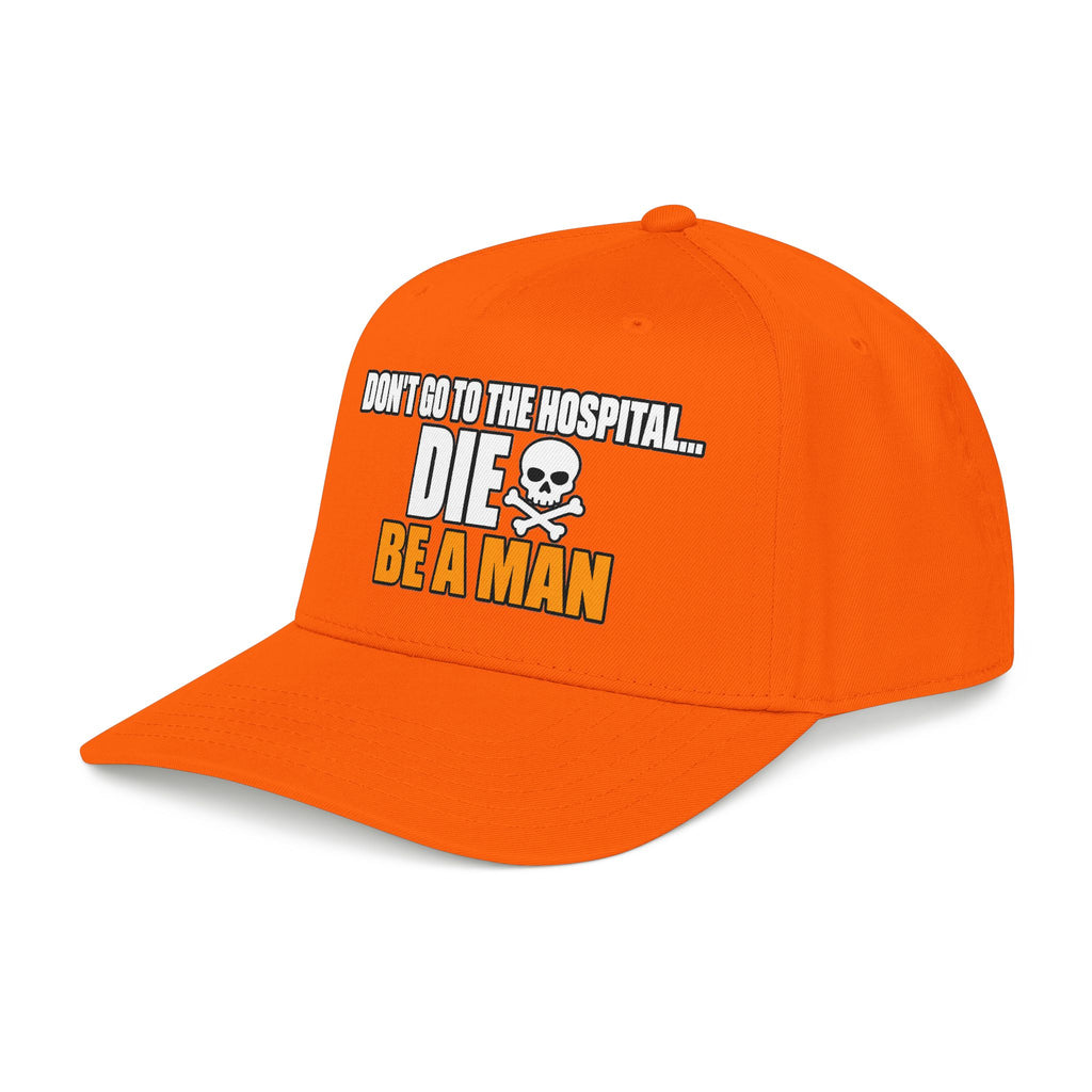 Dont Go to the Hospital - White Outlined - OTTO Baseball Hat