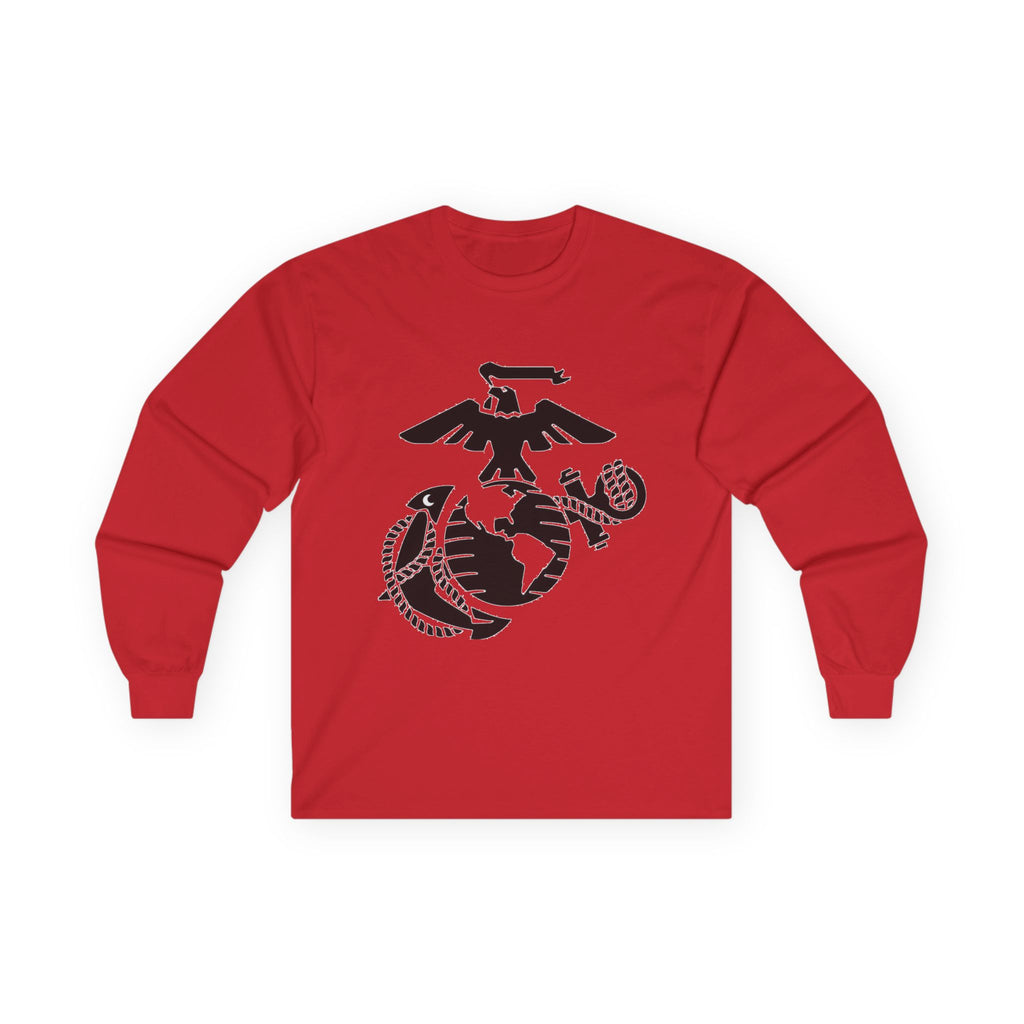 Eagle, Globe & Anchor Emblem - Unisex Ultra Cotton Long Sleeve Tee