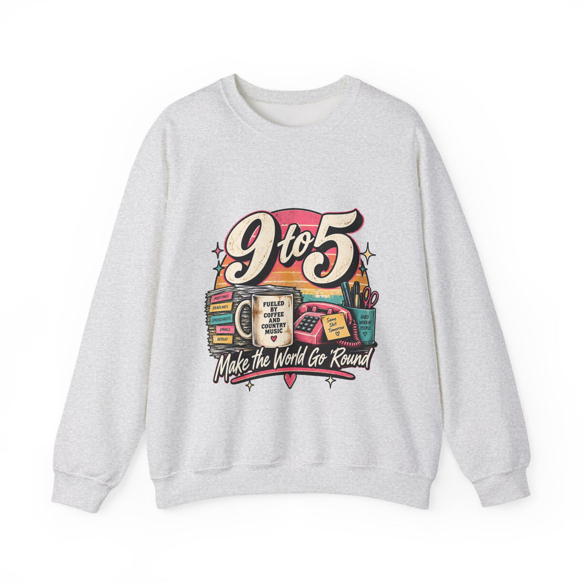 9to5 Make the World Go Round - Crewneck Sweatshirt