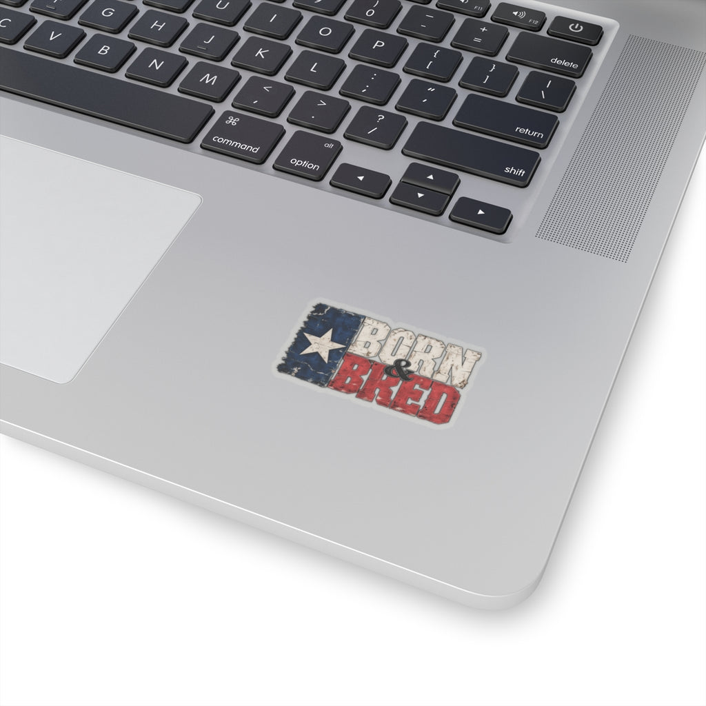 Texas Born and Bred - Kiss-Cut Sticker