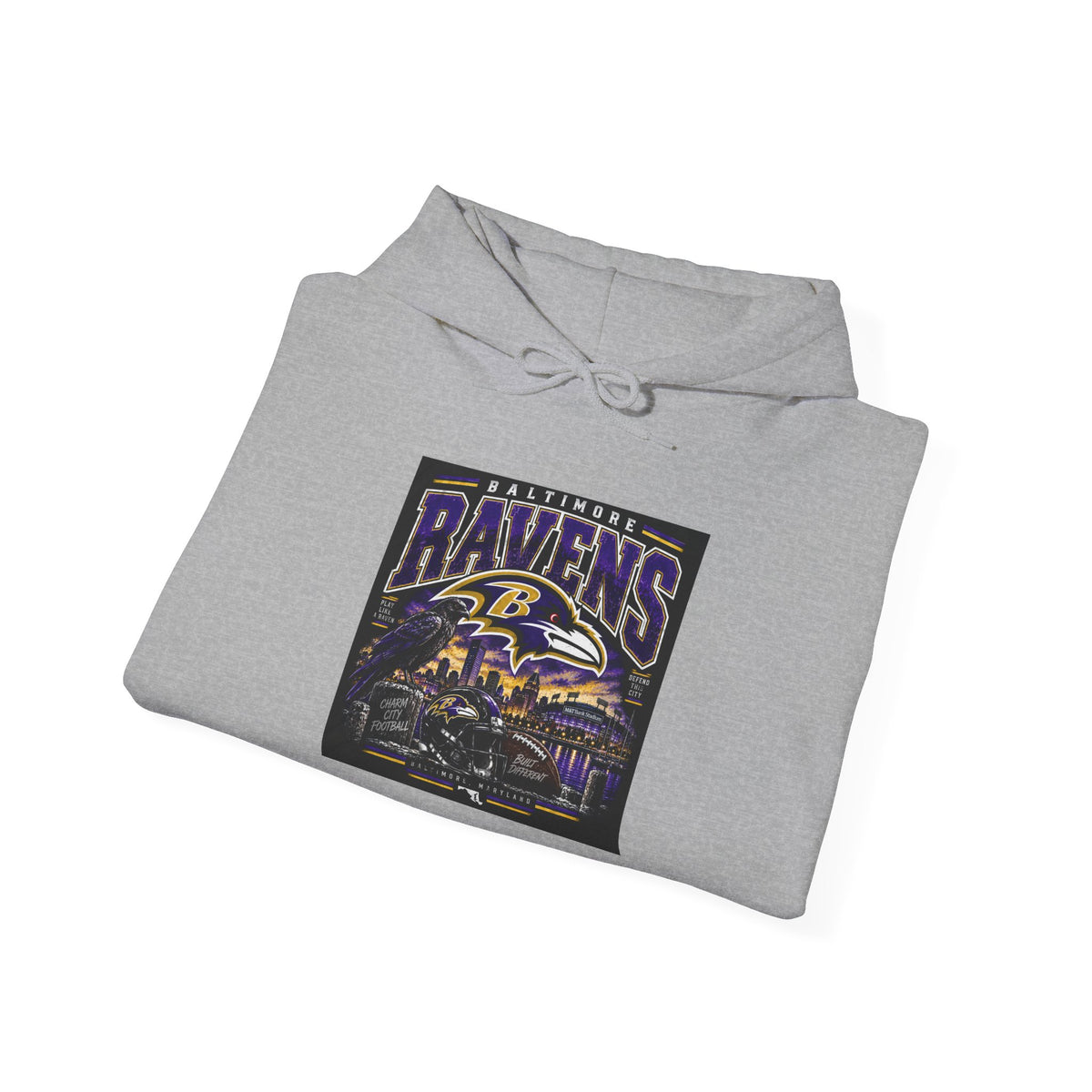 Baltimore Ravens Skyline Tee - Hoodie