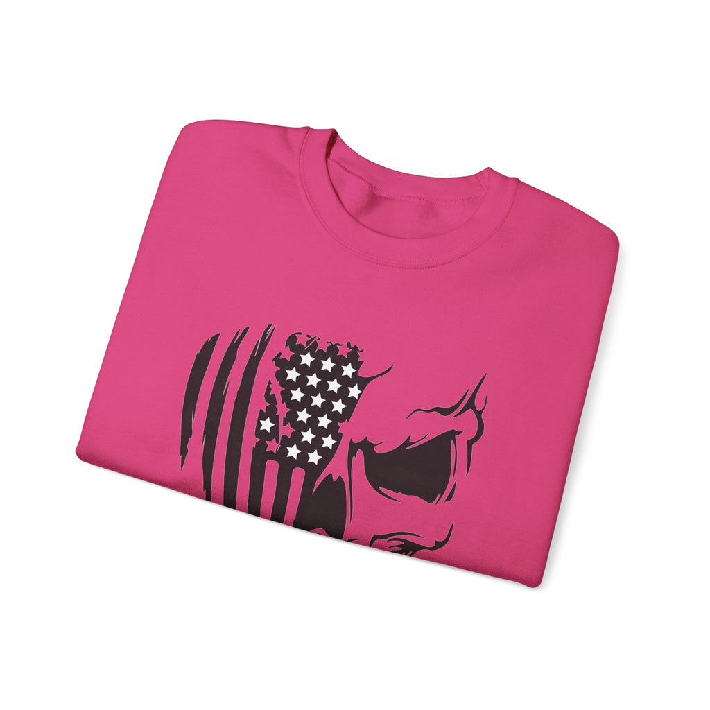 Stars, Stripes & Skulls - Crewneck Sweatshirt