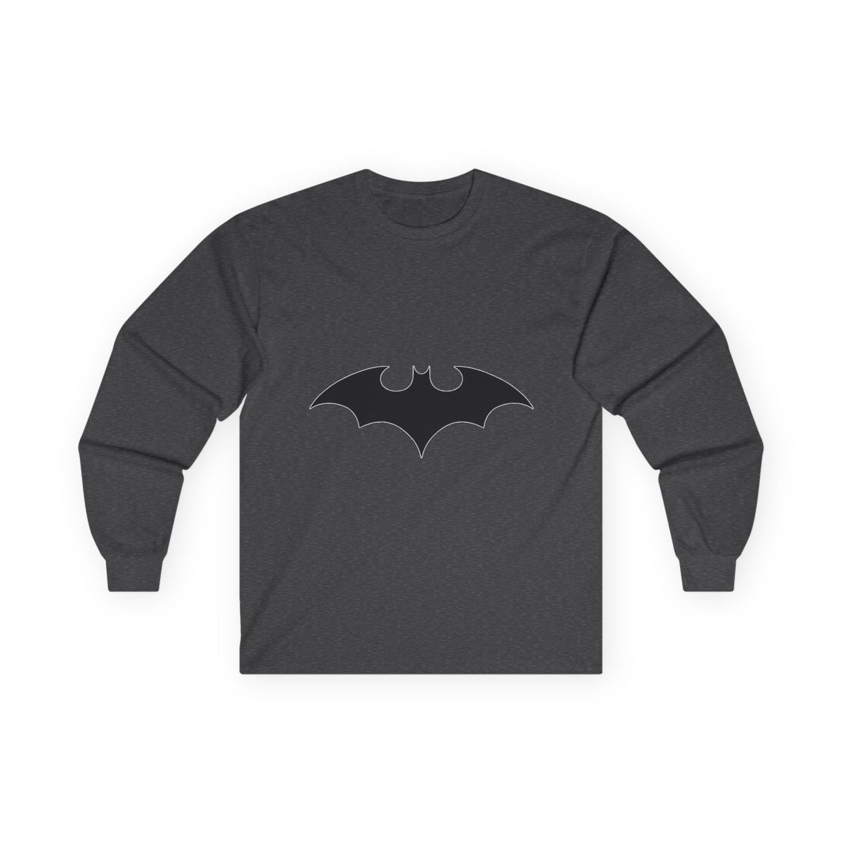 Midnight Bat Emblem - Unisex Ultra Cotton Long Sleeve Tee