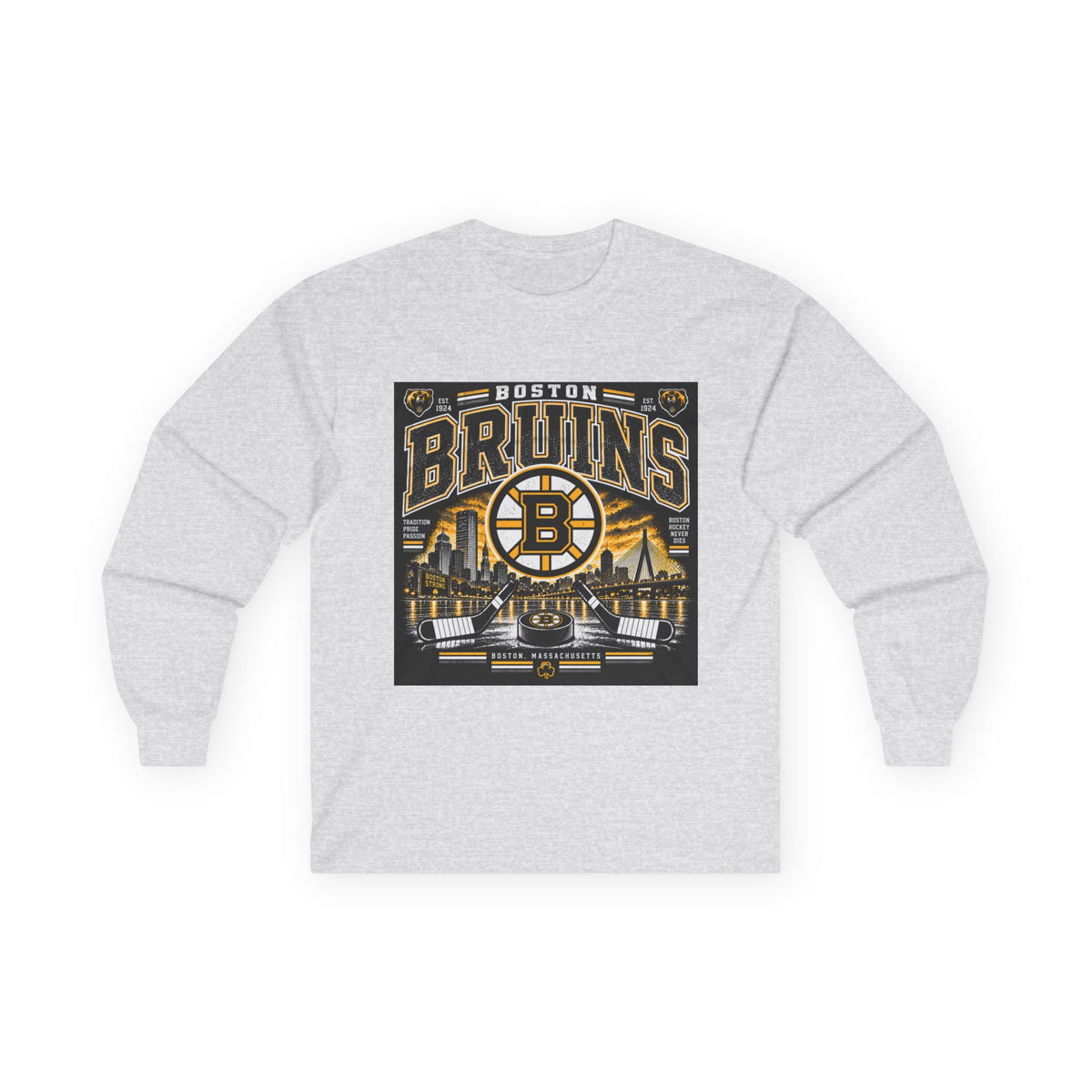 Boston Bruins Heritage - Unisex Ultra Cotton Long Sleeve Tee