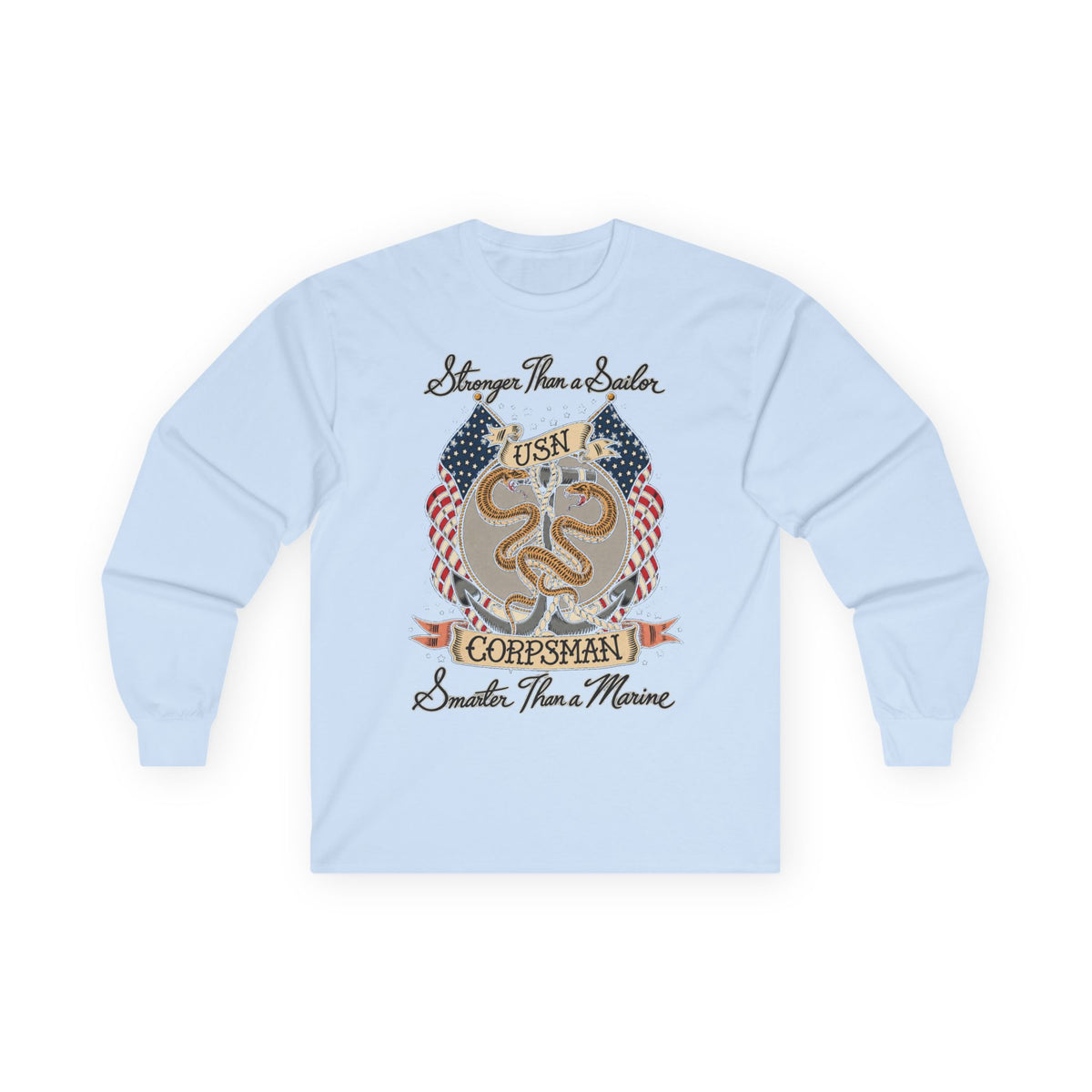 Corpsman Pride Crest - Unisex Ultra Cotton Long Sleeve Tee
