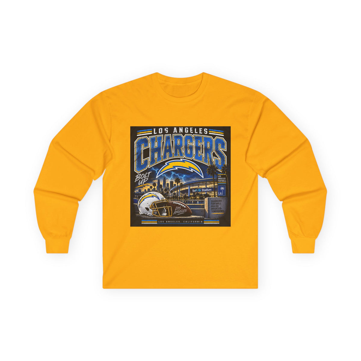 Los Angeles Chargers Bolt Up - Unisex Ultra Cotton Long Sleeve Tee