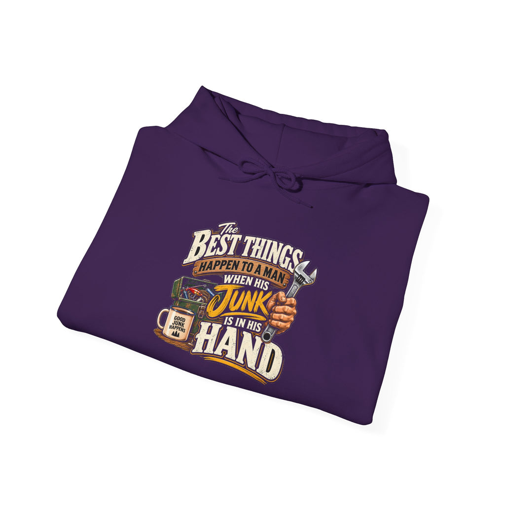 Best Things Happen in a Man's Hand - Hoodie