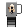 Meh Ghost and Black Cat - 20oz Insulated Mug
