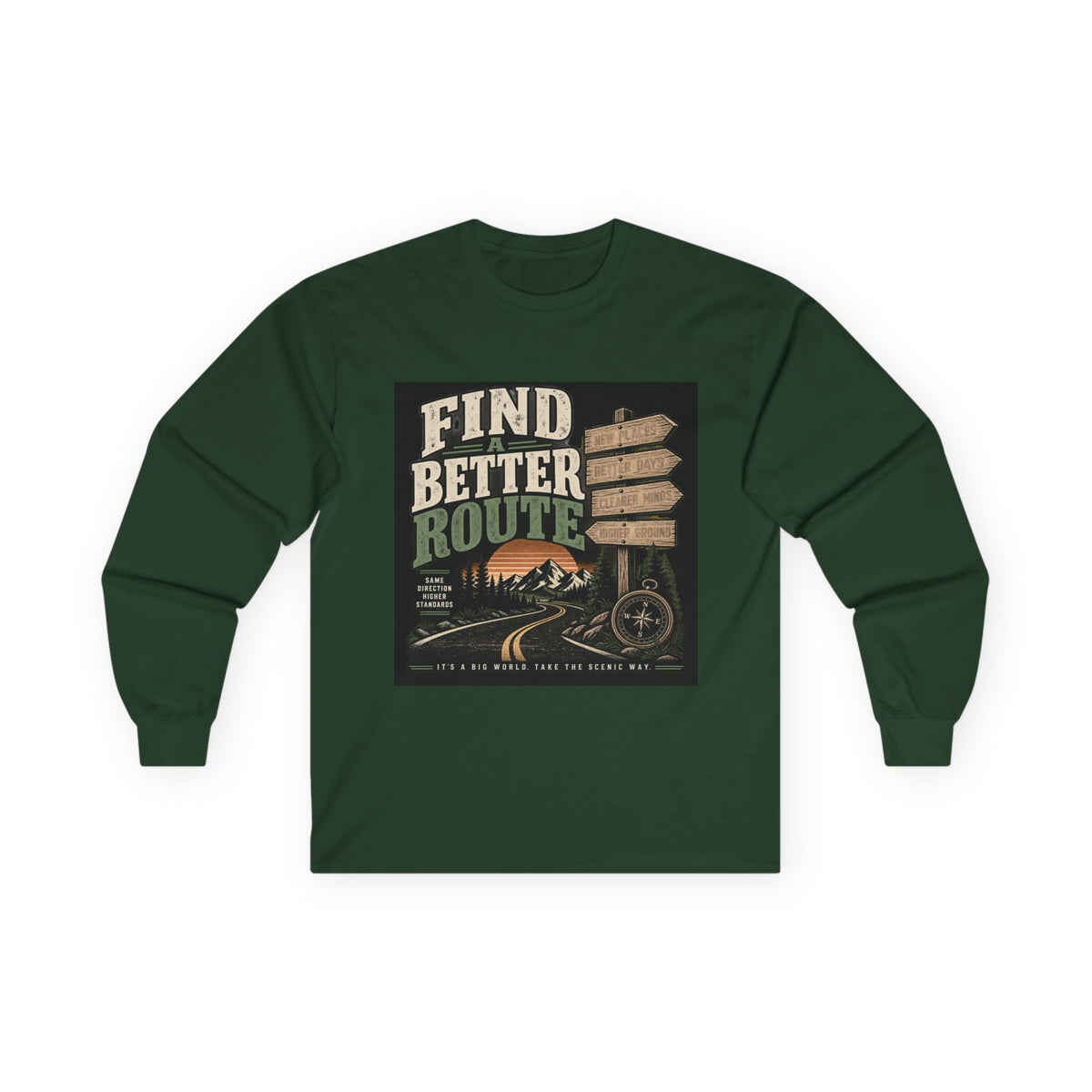 Find A Better Route - Unisex Ultra Cotton Long Sleeve Tee