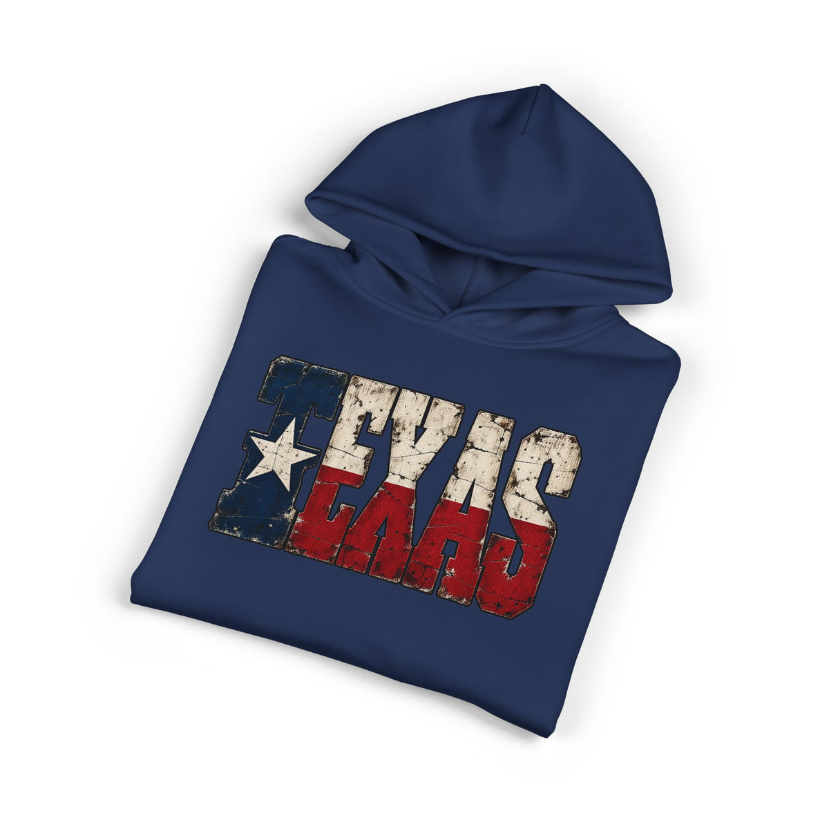 Texas Flag Block Letters - Hoodie