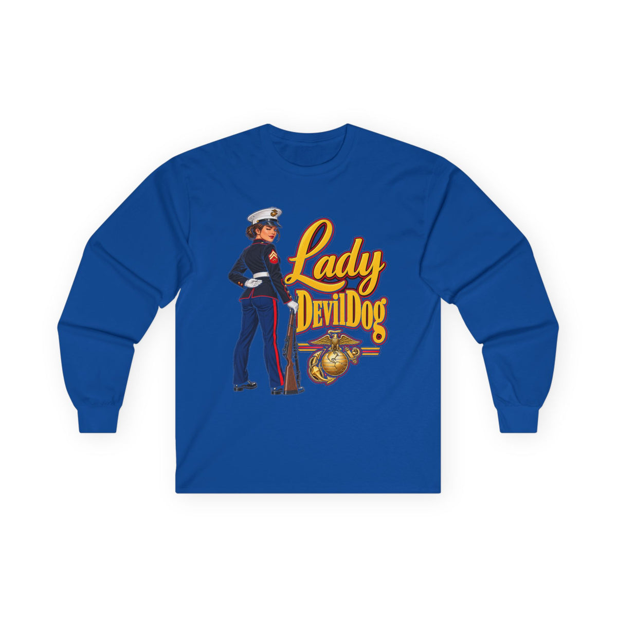 Lady Devil Dog - Unisex Ultra Cotton Long Sleeve Tee