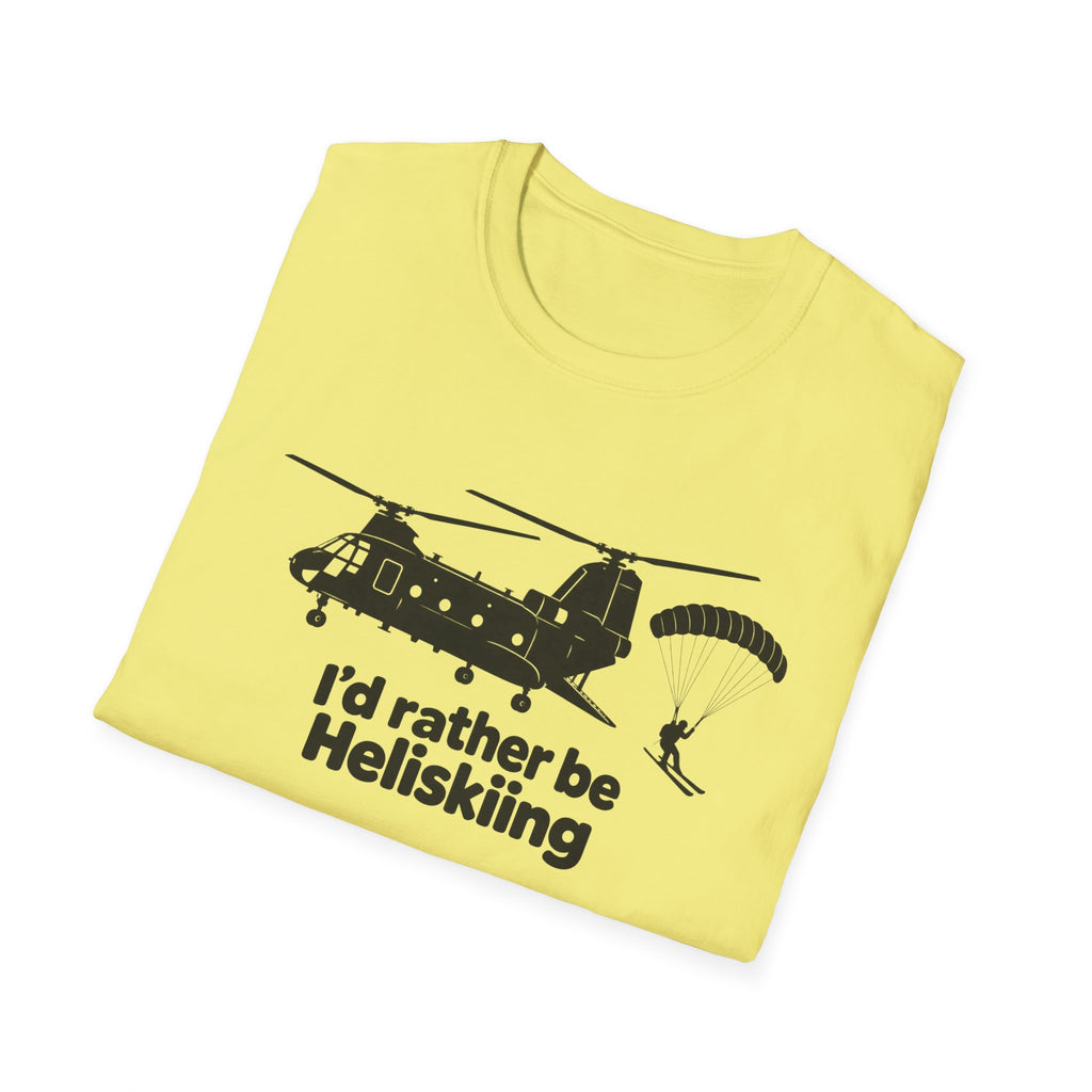 Id Rather Be Heliskiing - Classic Tee