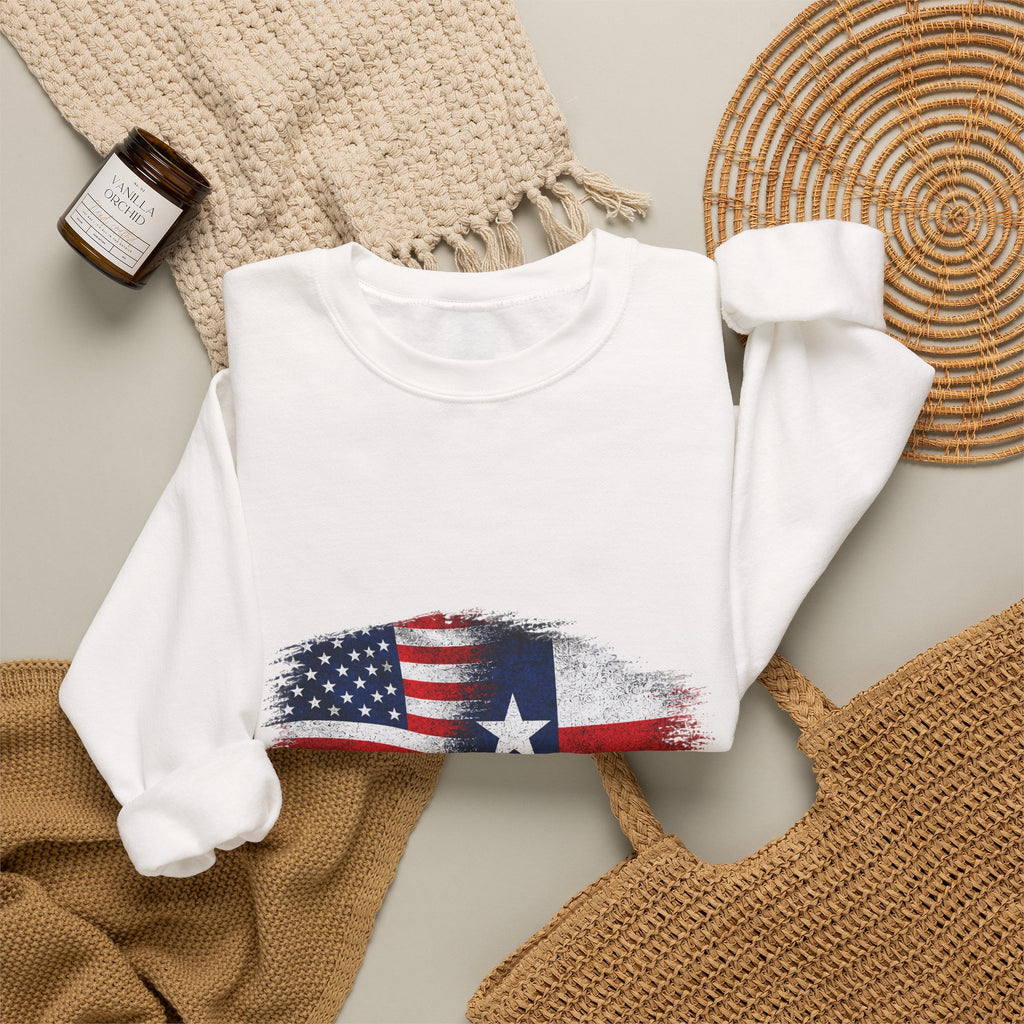 American by Birth, Texan by Choice - Crewneck Sweatshirt