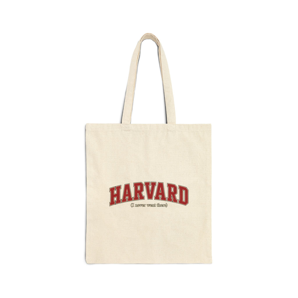 Harvard - I Never Went There - Canvas Tote