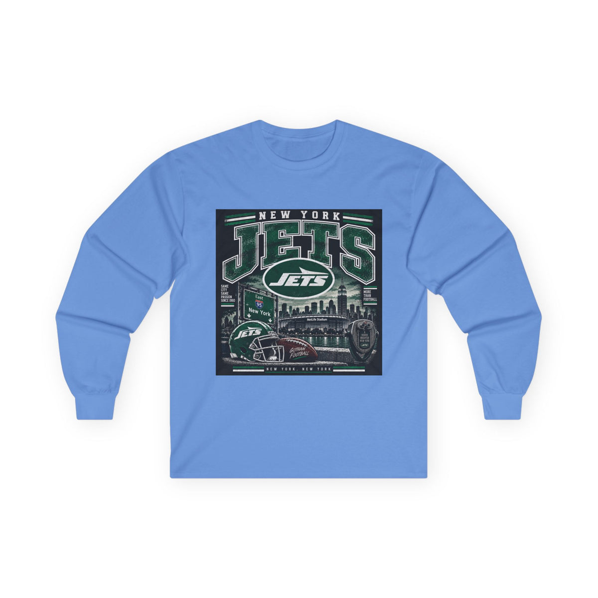 New York Jets Skyline - Unisex Ultra Cotton Long Sleeve Tee