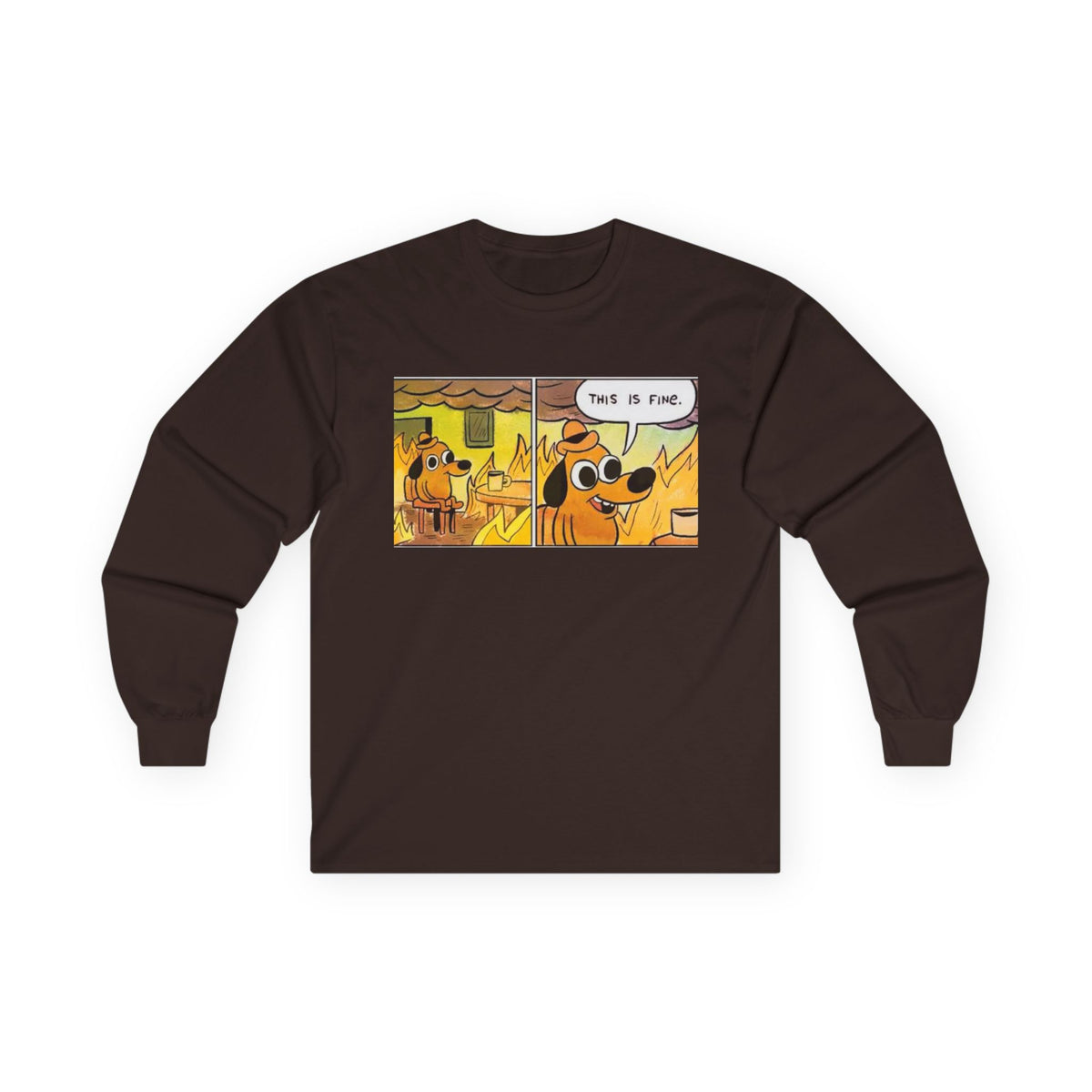 This Is Fine - Unisex Ultra Cotton Long Sleeve Tee