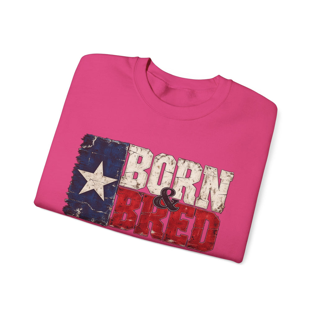 Texas Born and Bred - Crewneck Sweatshirt