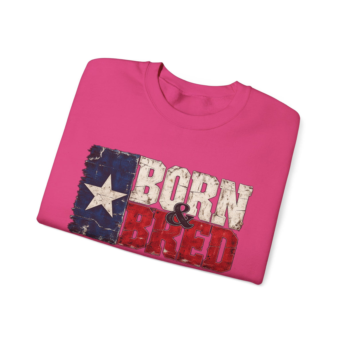 Texas Born and Bred - Crewneck Sweatshirt