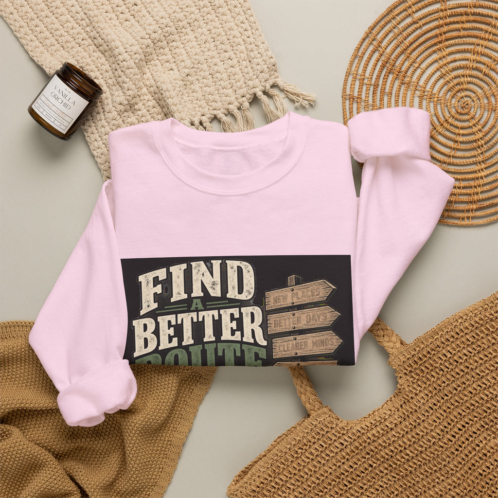 Find A Better Route - Crewneck Sweatshirt
