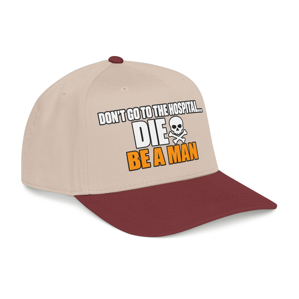 Dont Go to the Hospital - White Outlined - OTTO Baseball Hat