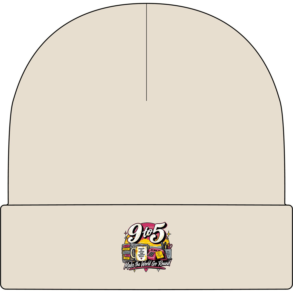 9to5 Make the World Go Round - AS Colour 1107 Cuff Beanie