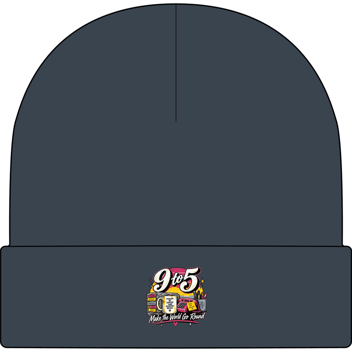 9to5 Make the World Go Round - AS Colour 1107 Cuff Beanie