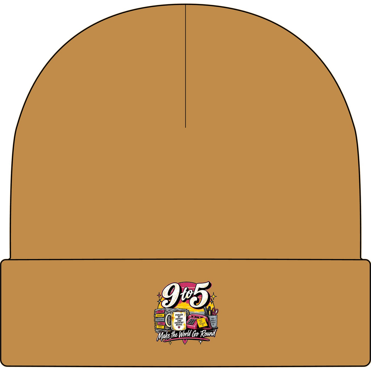 9to5 Make the World Go Round - AS Colour 1107 Cuff Beanie