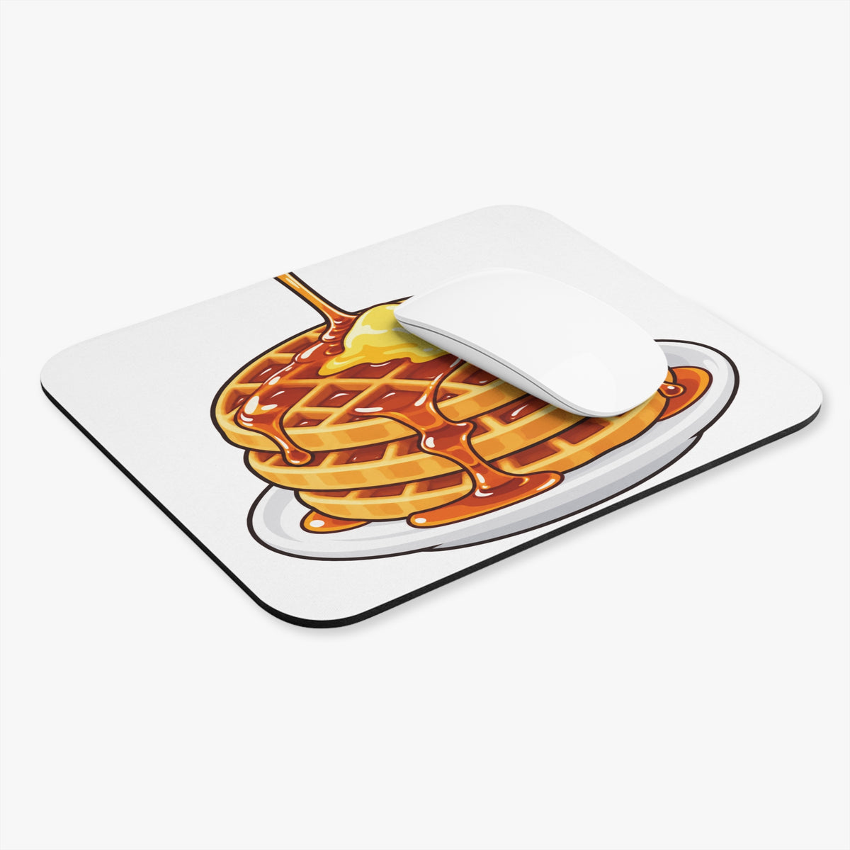 Cartoon Waffles - Mouse Pad