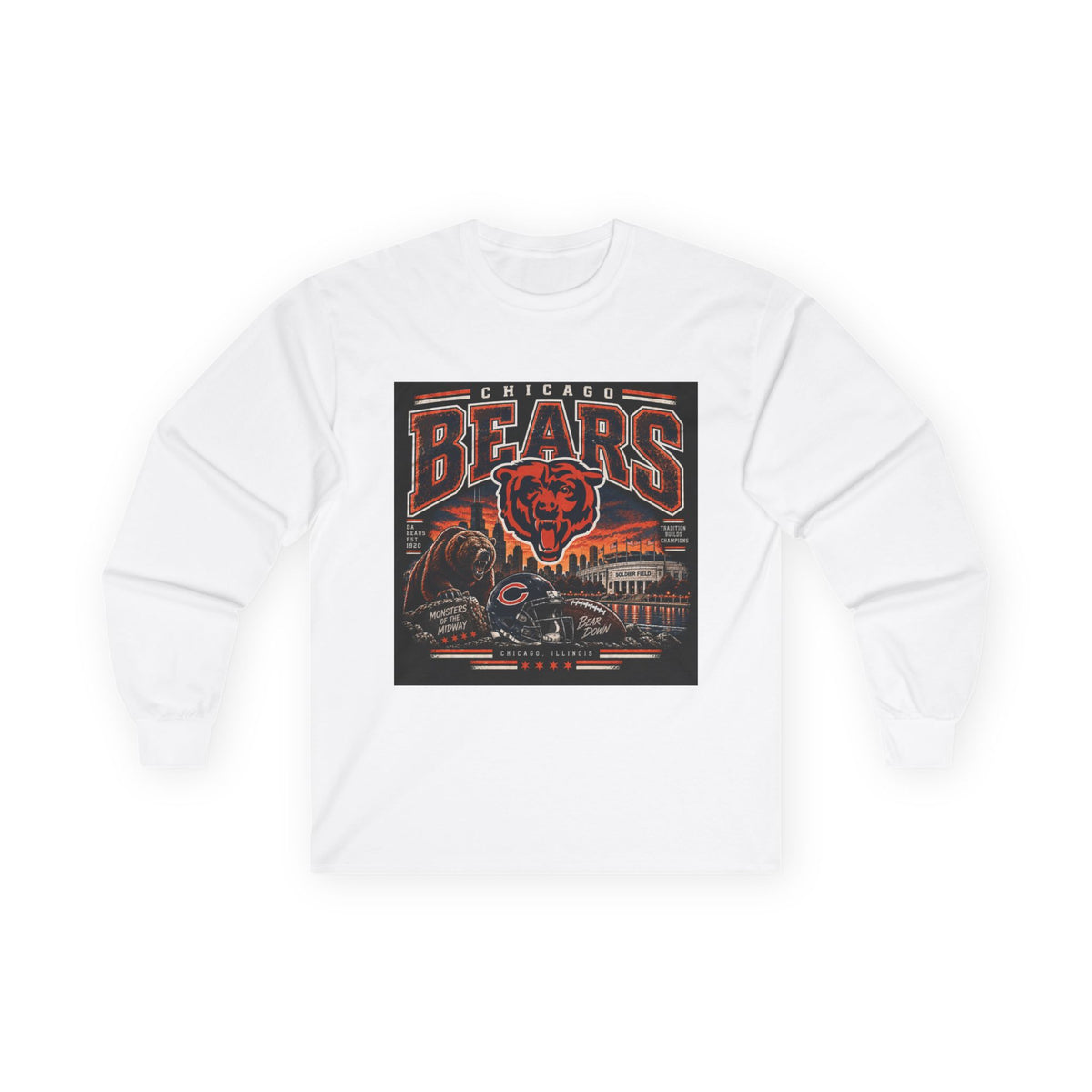 Chicago Bears Pride - Unisex Ultra Cotton Long Sleeve Tee