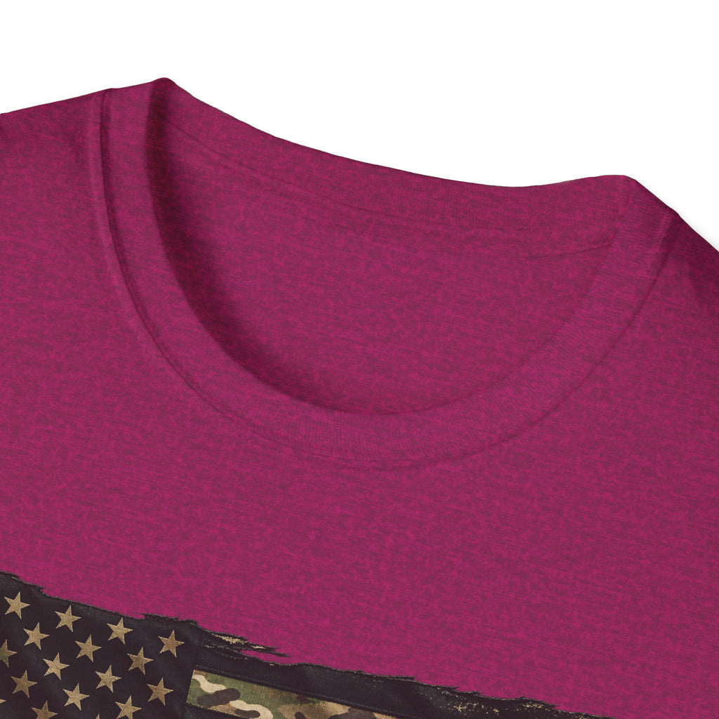 Black and Multicam American Flag - Classic Tee