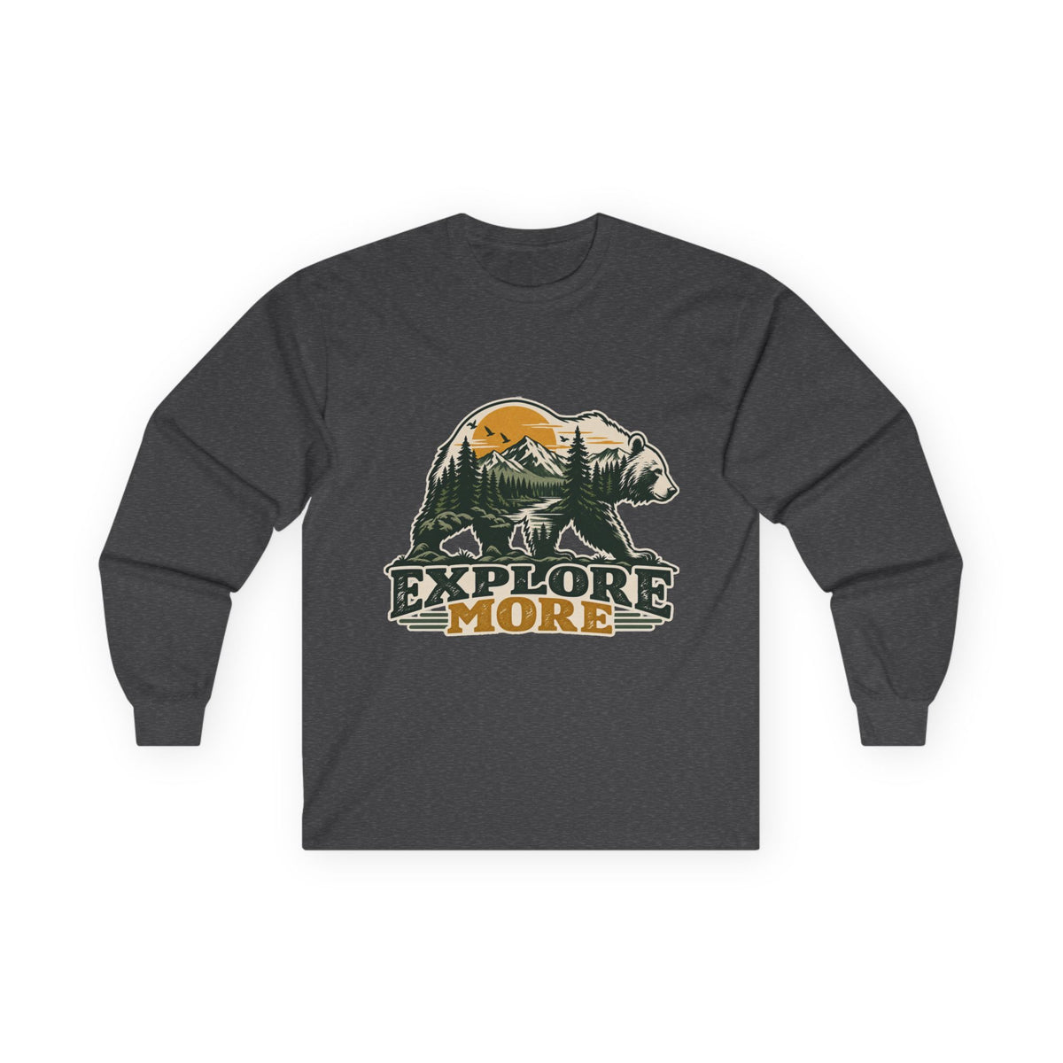 Explore More Bear - Unisex Ultra Cotton Long Sleeve Tee