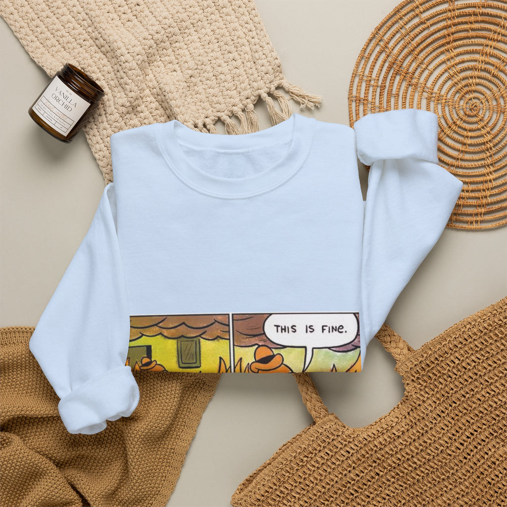 This Is Fine - Crewneck Sweatshirt