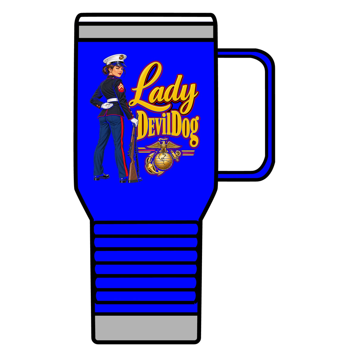 Lady Devil Dog - 20oz Insulated Mug